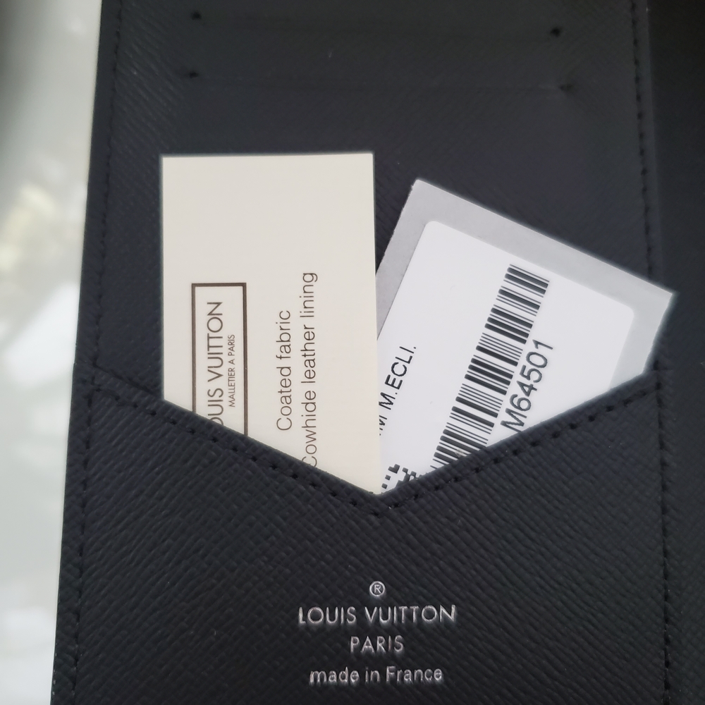 Louis Vuitton Black Leather Passport Holder - Picture 4 of 5